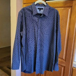 Men's Banana Republic Blue Long Sleeve Shirt - Size Large